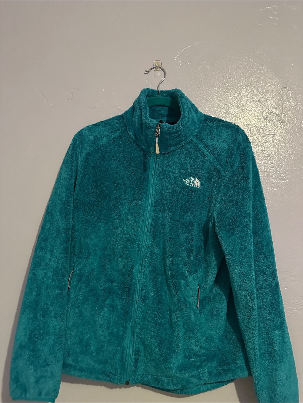 The North Face Teal Jacket - Full Zip (used)